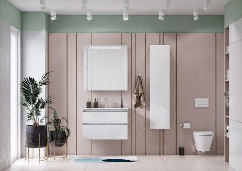 Зеркало-шкаф Roca Victoria Nord ZRU9000033 80х80 подвесной цвет белый - фото 4