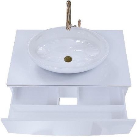 Тумба под раковину 1MarKa Nega Ц0000002813 80х50 цвет белый