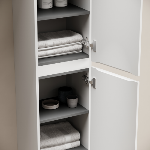 Шкаф-пенал Sancos CODE PCD35W 40х170 подвесной цвет белый - фото 5