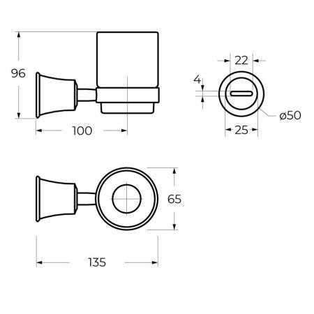 Стакан CEZARES LIBERTY CZR-F-8986