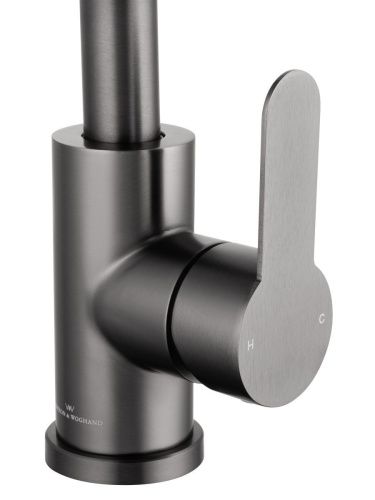 Смеситель для кухни Wonzon & Woghand WW-AE4554-BGG на мойку серый - фото 4