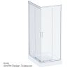 Душевой уголок Am.Pm Gem W90G-404-100280-MT 100х80 стекло прозрачное профиль хром без поддона