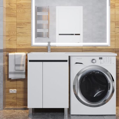 Тумба с раковиной Uperwood Magenta 51930205157 120х50 цвет белый - фото 3