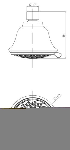 Верхний душ LeMark LM8040C 10х10 хром - фото 2