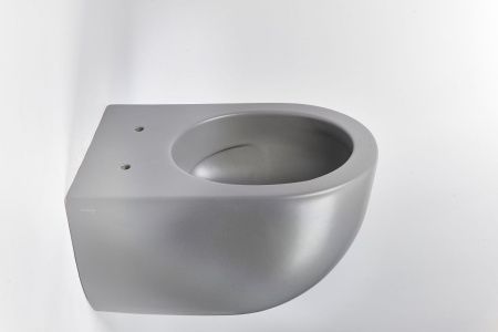 Чаша унитаза подвесная Galassia Dream 7334GM цвет серый без сиденья безободковая каскадный смыв