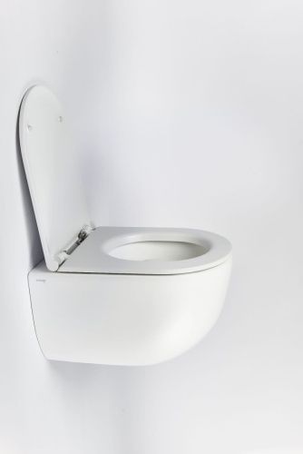 Чаша унитаза подвесная Galassia Dream 7334MT цвет белый без сиденья безободковая каскадный смыв - фото 2