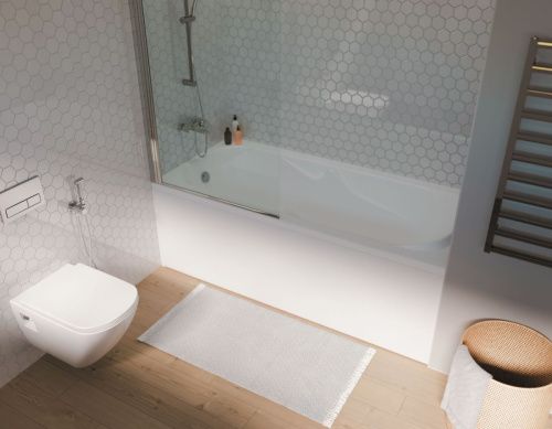 Ванна акриловая 1MarKa KLEO 01кл1675 160х75 пристенная прямоугольная без каркаса - фото 4