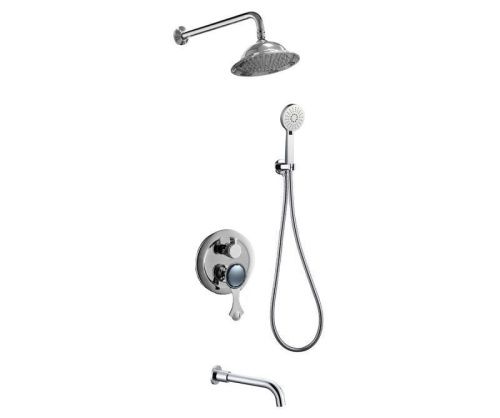 Душевая система Bronze de Luxe NT800/B03 встраиваемая в стену цвет хром - фото 2