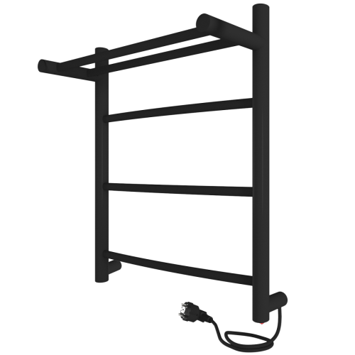 Полотенцесушитель электрический Indigo ARC с полкой LCAE50-40BRPR 45х50 черный - фото 4