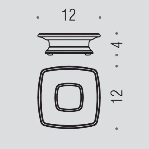 Мыльница Colombo Portofino B3242.CR2-VAN - фото 2