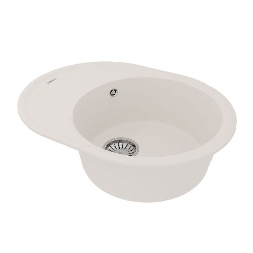 Кухонная мойка LeMark Lacha 620 9910052 60х45 цвет белый поверхность матовая - фото 2