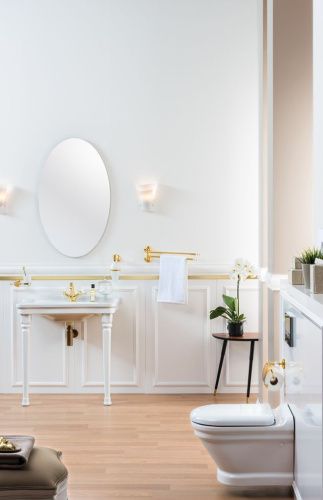 Чаша унитаза подвесная Creavit Antik AN320-00CB00E-0000 цвет белый без сиденья душевой смыв - фото 5