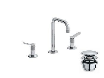 Смеситель для раковины Cristina ES20551 на столешницу хром