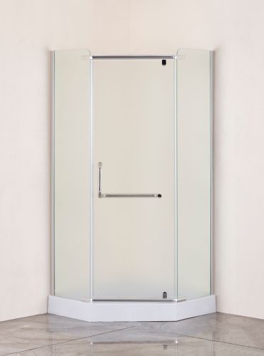 Душевой уголок Taliente TA-09093-1MP 90х90 стекло прозрачное профиль хром без поддона - фото 2