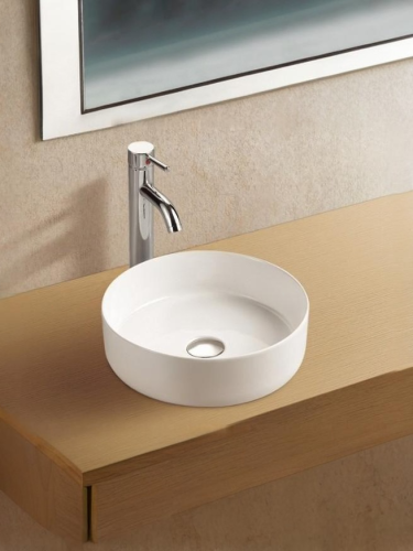 Раковина из сантехнического фаянса WeltWasser WW SK 10000003854 40х40 подвесная цвет белый без отверстий под смеситель - фото 2