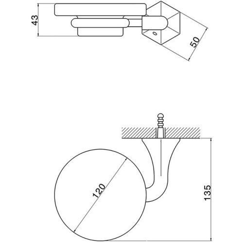 Мыльница Cisal Cherie CE09060024 - фото 2