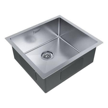 Кухонная мойка Paulmark GERBERG 48 UNI PM214844-BS 45х40 цвет нержавеющая сталь поверхность брашированная