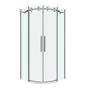 Душевой уголок Grossman Classic 301.K33.04.1010.10.00 100х100 стекло прозрачное профиль хром без поддона