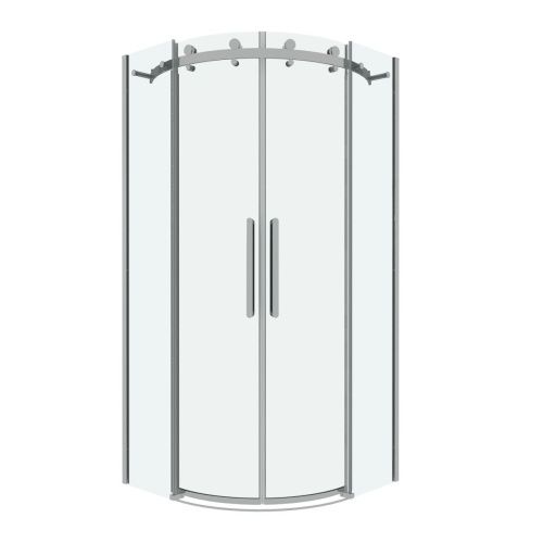 Душевой уголок Grossman Classic 301.K33.04.1010.10.00 100х100 стекло прозрачное профиль хром без поддона