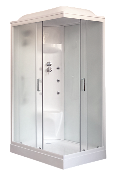 Душевая кабина Royal Bath НР RB8120HP7-WC-L 120х80 прямоугольная с крышей ориентация левая