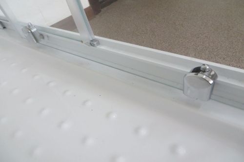 Душевой уголок Royal Bath BP RB8100BP-T-L 100х80 стекло прозрачное профиль белый с поддоном - фото 3