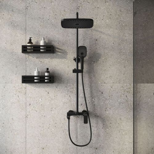 Душевая стойка Grossman Advans 500.K35.09.210 настенная цвет черный - фото 4