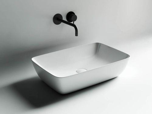 Раковина из сантехнического фарфора Ceramica Nova FORM CN2003 60х40 накладная цвет белый - фото 4