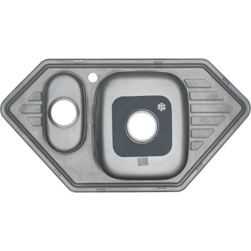 Кухонная мойка Melana 222 C t (*7) 95х50 цвет хром поверхность полированная - фото 3