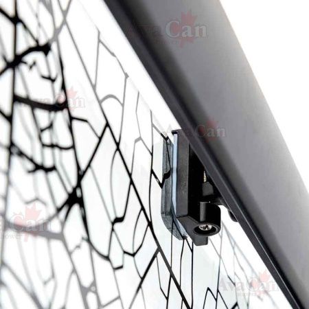 Душевой уголок AvaCan PB100 100х100 стекло тонированное профиль черный без поддона