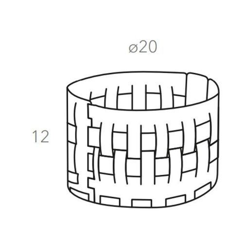 Корзина для белья ADJ Bottega 1512.06/04 - фото 2