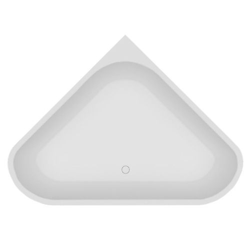 Ванна акриловая Abber AB9446MW 150х150 угловая четверть круга с каркасом - фото 5