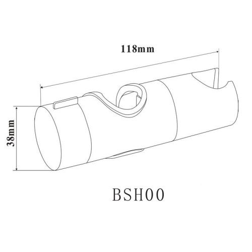 Держатель душа Bond BSH00 хром глянцевый - фото 3