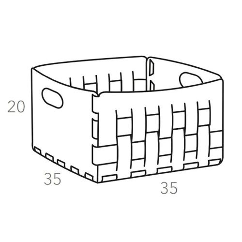 Корзина ADJ Bottega 1045.04/06 - фото 2