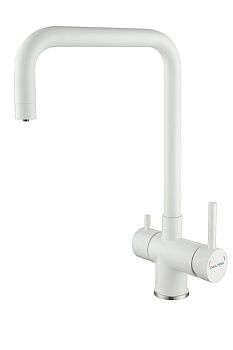 Смеситель для кухни Paulmark WETTER We213030-WH на мойку белый