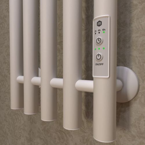 Полотенцесушитель электрический Маргроид Inaro Inaro-12024-1049-9016R 25х120 белый - фото 5