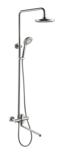 Душевая стойка Fmark FS8345-35 настенная цвет серый - фото 2