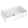 Раковина из сантехнического фарфора Kirovit Олимпия 4640021064269 60х40 накладная цвет белый