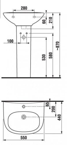 Пьедестал для раковины Jika Zeta 8193900000009 - фото 4