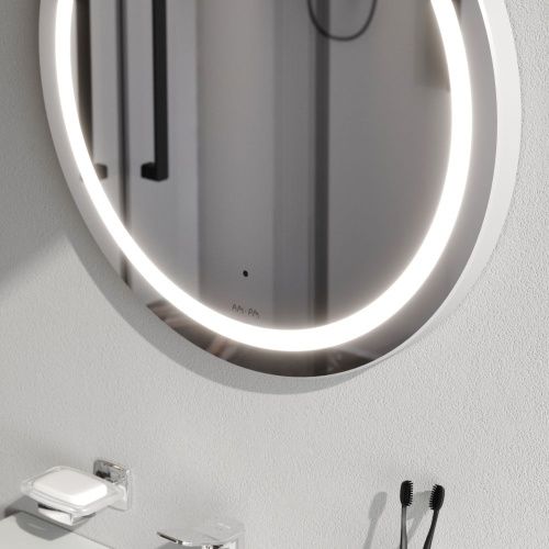 Зеркало с подсветкой Am.Pm X-Joy M85AMOX0601WG 60х60 подвесное - фото 5