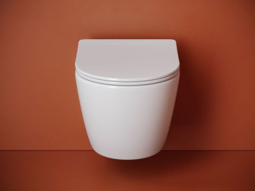 Унитаз подвесной Ceramica Nova UNO CN11001T белый с сиденьем микролифт смыв торнадо - фото 3