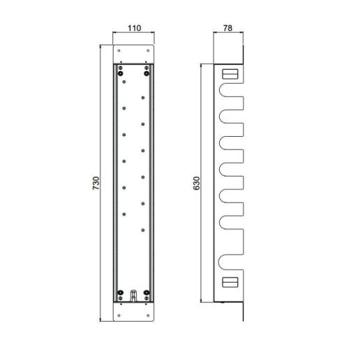 Короб для быстрой установки термостатического смесителя на 6 выходов Carimali Gessi316 KIT00060 - фото 2