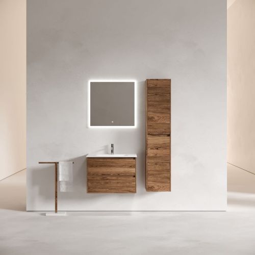 Тумба под раковину Sancos Libra LB70ECH 70х50 подвесная цвет коричневый - фото 2