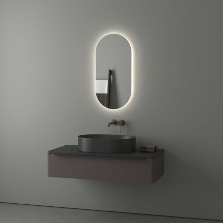 Зеркало с подсветкой Evoform Ledshine BY 2586 40х80 подвесное