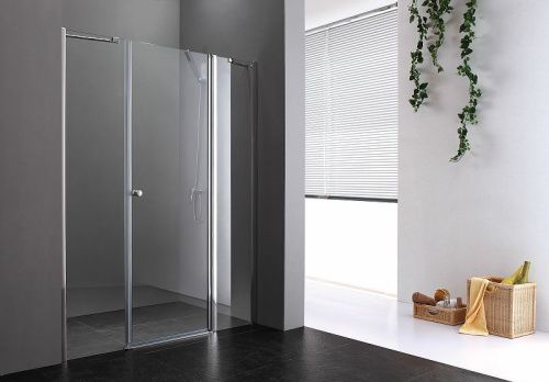 Душевая дверь Cezares ELENA ELENA-W-B-13-40+60/40-C-Cr 140х195 стекло прозрачное профиль хром - фото 2