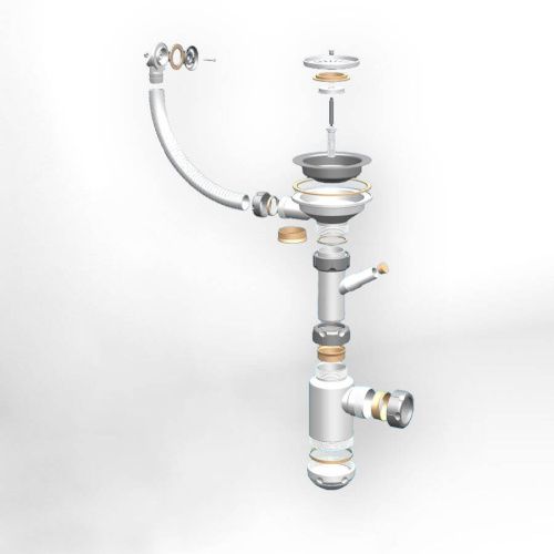 Сифон Granula СФ-0021 хром - фото 2