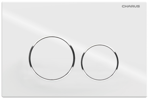 Клавиша смыва механическая CHARUS Spazio FP.330.11.01 цвет белый