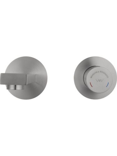 Смеситель для раковины Wonzon & Woghand WW-105-BS встраиваемый в стену никель - фото 2