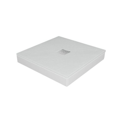 Душевой поддон из искусственного камня RGW Stone Tray 16152010-01K 100х100 белый с ножками - фото 2