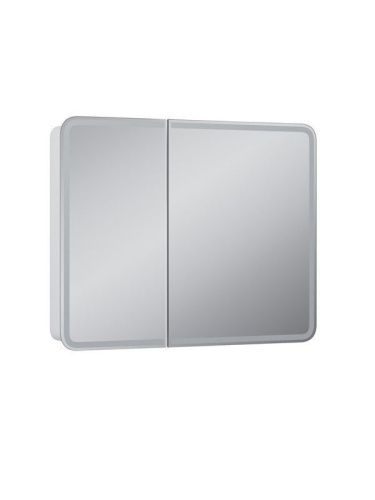 Зеркало-шкаф Continent Elliott МВК031 100х80 подвесной цвет белый - фото 3