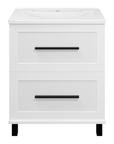 Тумба под раковину Misty Модерн П-Мод07070-011Пр 70х40 напольная цвет белый - фото 2